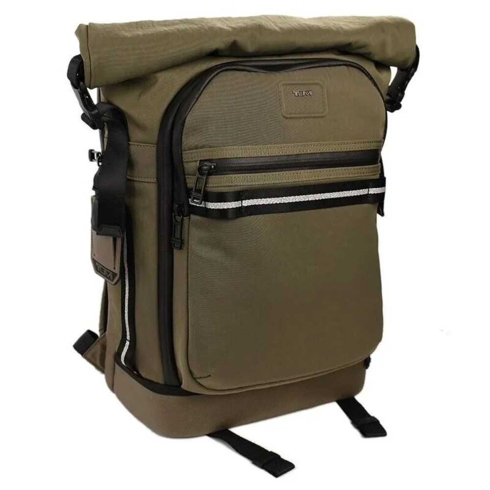 tumi alpha bravo roll top backpack Dynamic Black It has a multitude of organizational pockets for everything from your laptop to your phone TUMI Alpha Bravo London RollTop